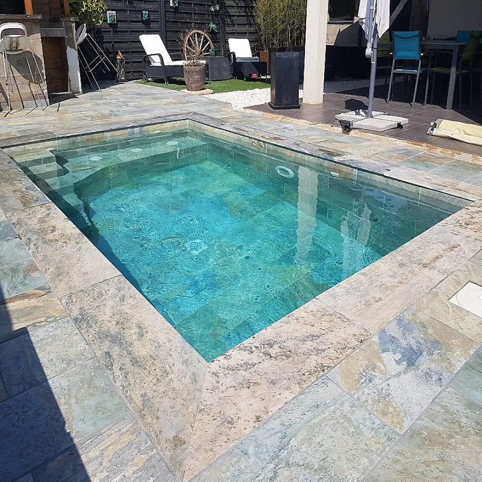 Carrelage Piscine BALI STONE 30x60 cm-Concept Mosaïque Hot