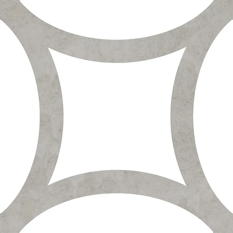 Lux Mosaic Carrelage premium effect ciment mat District Figures Grise 20x20 cm