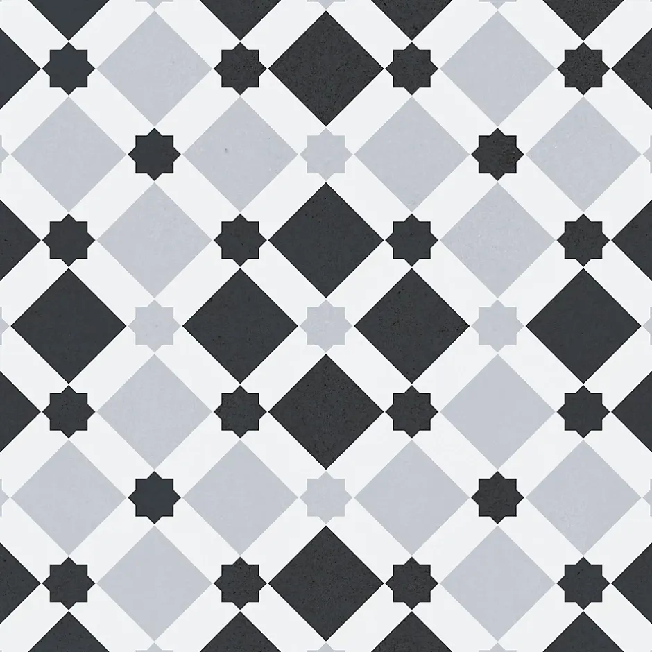 Lux Mosaic Carrelage premium effect ciment mat Dekor Dusk 20x20 cm