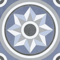 Lux Mosaic Carrelage premium effect ciment mat Matanzas Patchwork 20x20 cm