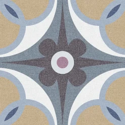 Carrelage premium effect ciment mat Santiago Patchwork 20x20 cm-Lux Mosaic Outlet