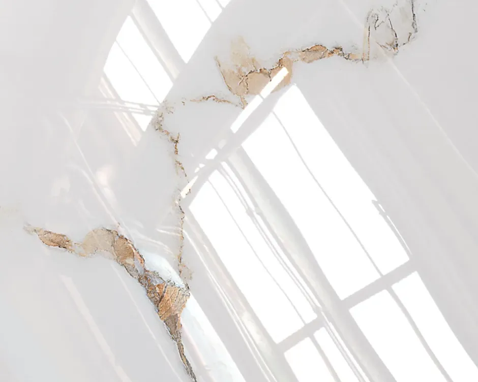 Ilcom Carrelage rectifié pour sol ou mur intérieur ou extérieur 60 cm x 120 cm - Torrence white