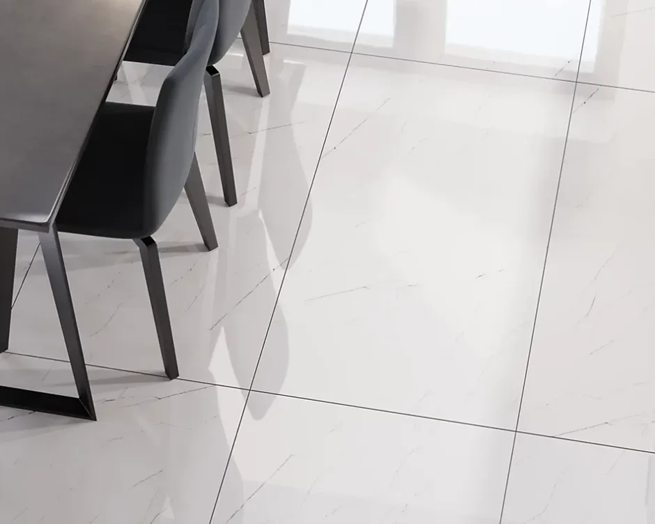 Carrelage rectifié pour sol ou mur intérieur ou extérieur 60 cm x 120 cm - Classic Carrara White-Ilcom Hot