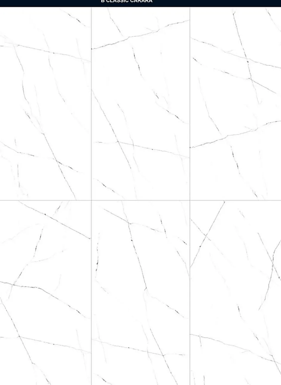 Carrelage rectifié pour sol ou mur intérieur ou extérieur 60 cm x 120 cm - Classic Carrara White-Ilcom Hot
