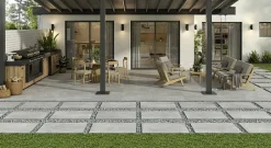 Vitacer Carrelage Slaterock 2cm Gris - ADZ 59.5 x 59.5cm ( vendu par boite de 0,71 m² )