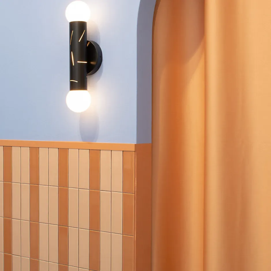 Carrelage sol / mur briquette rectangulaire uni orange mate 5X15 cm FÄRGBLOCK MATT ARANCIO FGB122M-Aelle Carrelage Outlet