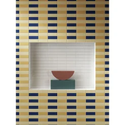 Aelle Carrelage Carrelage sol / mur briquette rectangulaire uni beige mate 5X15 cm FÄRGBLOCK MATT CHAMPAGNE FGB125M