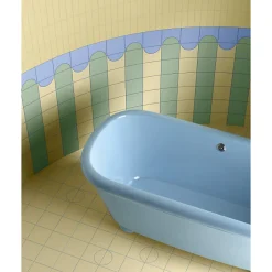 Aelle Carrelage Carrelage sol / mur briquette rectangulaire uni beige mate 5X15 cm FÄRGBLOCK MATT CHAMPAGNE FGB125M