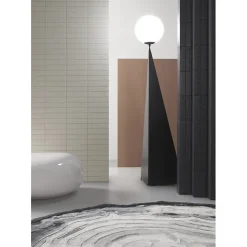 Aelle Carrelage Carrelage sol / mur brique uni blanc crème 5,6x23,2 cm MODULO BASE GESSO