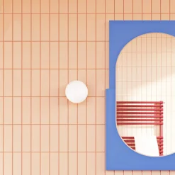 Carrelage sol / mur briquette rectangulaire uni rose mate 5X15 cm FÄRGBLOCK MATT CIPRIA FGB121M-Aelle Carrelage Best