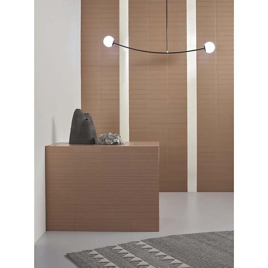 Aelle Carrelage Carrelage sol / mur brique uni terracotta 5,6x23,2 cm MODULO BASE MATTONE