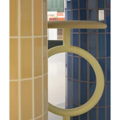 Carrelage sol / mur briquette rectangulaire uni bleu foncé brillant 5X15 cm FÄRGBLOCK LUCIDO OCEANO FGB105L-Aelle Carrelage Best