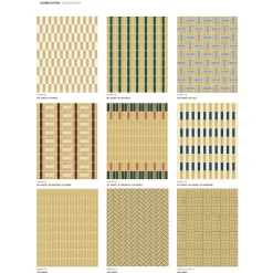 Aelle Carrelage Carrelage sol / mur briquette rectangulaire uni jaune moutarde brillant 5X15 cm FÄRGBLOCK LUCIDO SENAPE FGB113L