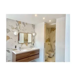 Carrelage sol / mur écaillon poisson effet marbre grand format NIKOI TULUM KIRUNA-Aelle Carrelage Best