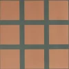Aelle Carrelage Carrelage sol / mur décor mosaique vert et terracotta 18,6x18,6 cm OLTRE9 Verde Cotto