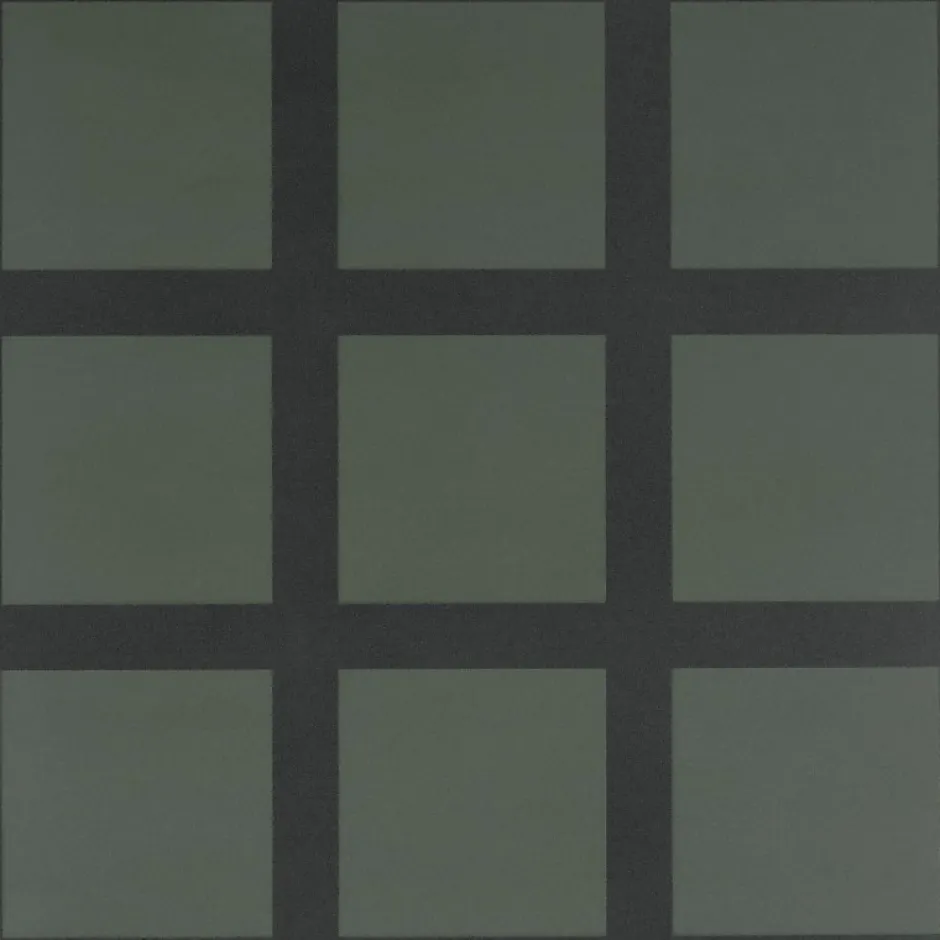 Aelle Carrelage Carrelage sol / mur décor mosaique noir et vert 18,6x18,6 cm OLTRE9 Nero Verde