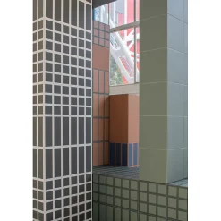 Aelle Carrelage Carrelage sol / mur décor mosaique noir et vert 18,6x18,6 cm OLTRE9 Nero Verde