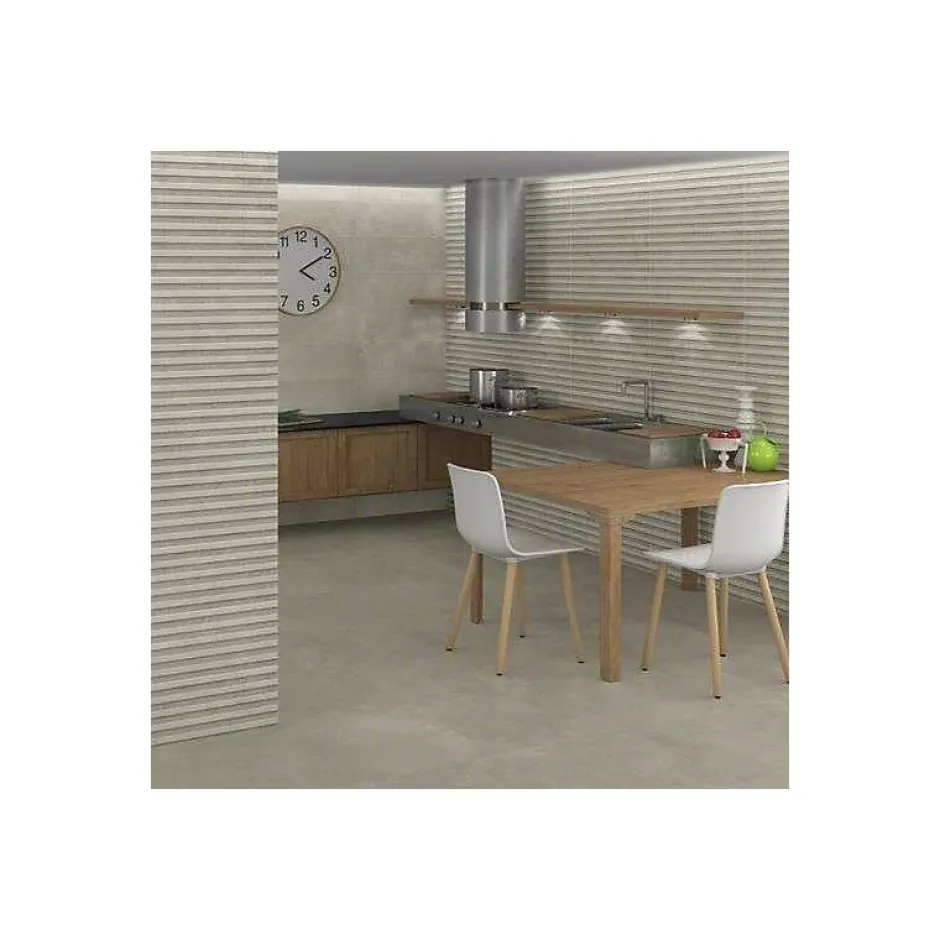 Carrelage sol / mur effet béton gris 59,3x59,3 cm RIFT CEMENTO-Aelle Carrelage Outlet