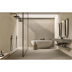 Aelle Carrelage Carrelage sol / mur effet béton ciré naturel 60x120 cm Boost natural Kaolin