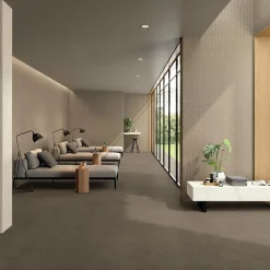 Carrelage sol / mur effet béton ciré naturel 30x60 cm Boost natural umber-Aelle Carrelage