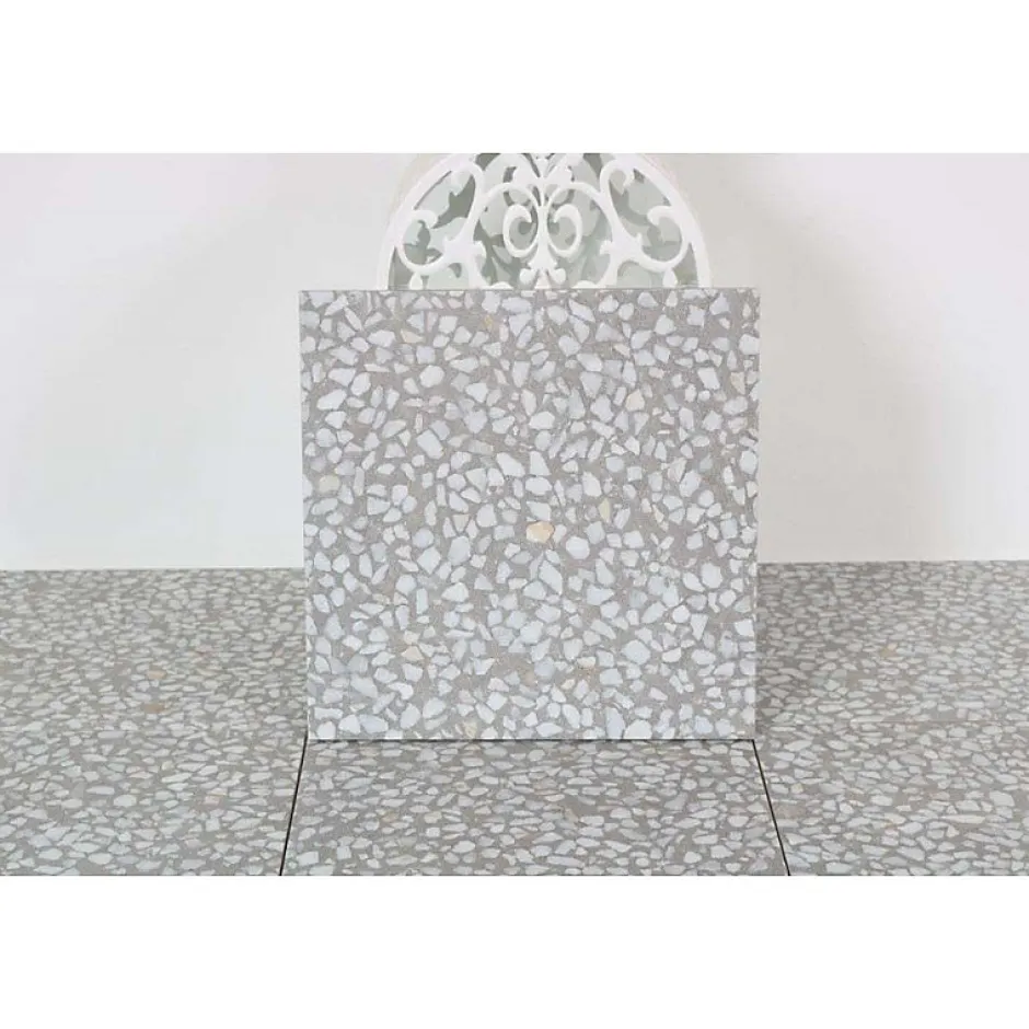 Carrelage sol / mur effet terrazzo gris 30x30 cm FARNESE AMALFI CEMENTO-Aelle Carrelage Sale