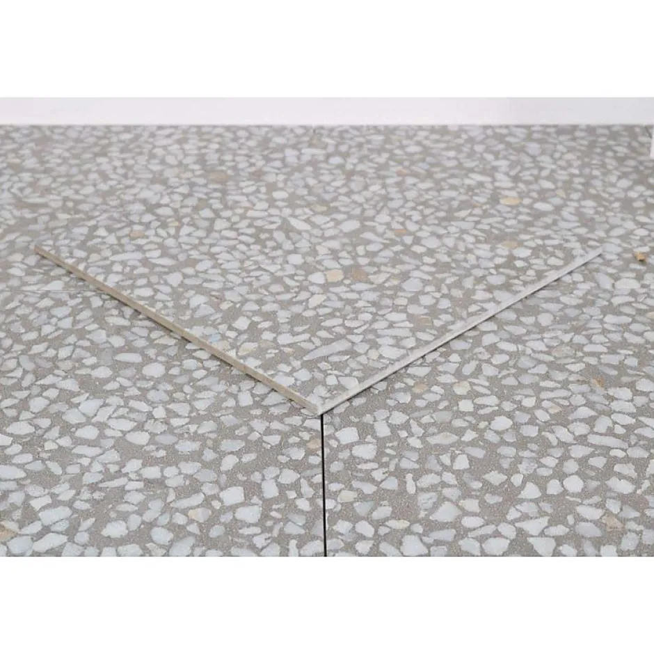 Carrelage sol / mur effet terrazzo gris 30x30 cm FARNESE AMALFI CEMENTO-Aelle Carrelage Sale