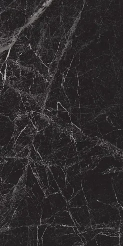 Limcaro Carrelage sol / mur effet marbre noir MAJESTIC BLACK l.60 x L.120 cm Brilliant