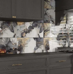 Limcaro Carrelage sol / mur effet marbre JOYA l.60 x L.120 cm Brillant