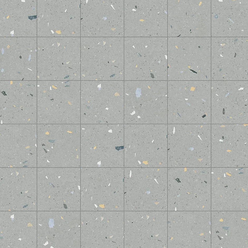 Eiffel art construction Carrelage sol / mur effet terrazzo 20x20 cm Croccante Arandano (vendu par boite de 1m2)