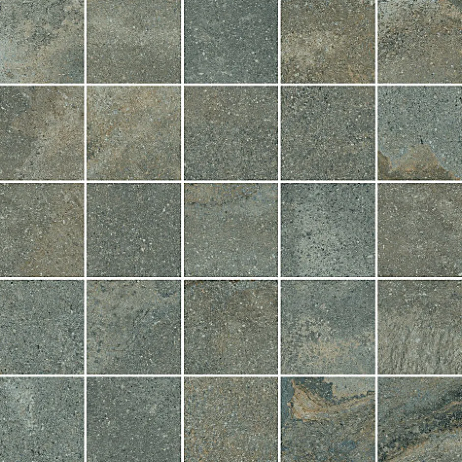 Eiffel art construction Carrelage sol / mur effet terrazzo 20x20 cm Croccante Arandano (vendu par boite de 1m2)