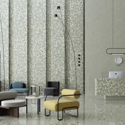 Carrelage sol / mur effet terrazzo 80x80 cm NIZA-R Verde-Aelle Carrelage