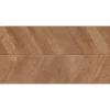 Carrelage sol / mur effet bois design chevron 60x120 cm ARTWOOD CHEVRON NUT(vendu par boite de 1.44m2)-Eiffel art construction Online