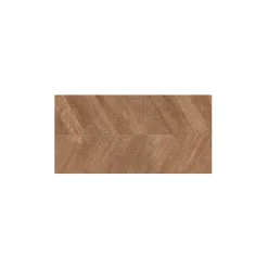Carrelage sol / mur effet bois design chevron 60x120 cm ARTWOOD CHEVRON NUT(vendu par boite de 1.44m2)-Eiffel art construction Online