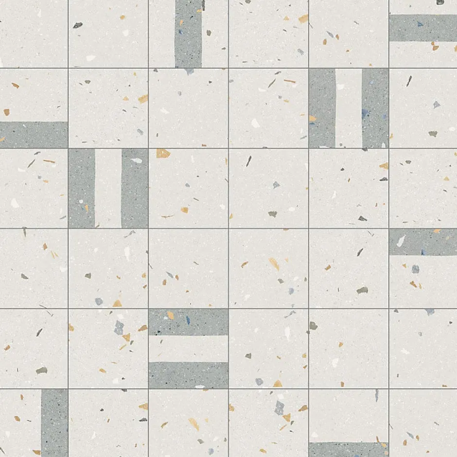 Carrelage sol / mur effet terrazzo 20x20 cm Croccante Granola Arandan(vendu par boite de 1m2)-Eiffel art construction Best