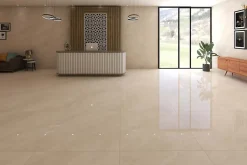 Carrelage sol / mur effet marbre beige ATLANTIC SAND l.60 x L.120 cm Brilliant-Limcaro