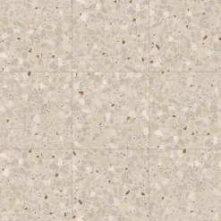 Aelle Carrelage Carrelage sol / mur effet terrazzo 80x80 cm MONACO R BEIGE