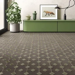 Carrelage sol / mur effet ciment 20x20 cm BERKANE MULTICOLOR NASSAU PATCHWORK-Aelle Carrelage Hot