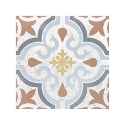 Eiffel art construction Carrelage sol / mur effet terrazzzo coloré à motif 20x20 cm STRACCIATELLA GUBA (vendu par boite 1m2)