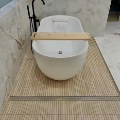 Carrelage sol / mur effet bois bambou relief 60x120 cm ARTWOOD RIBBON MAPLE-Aelle Carrelage Best