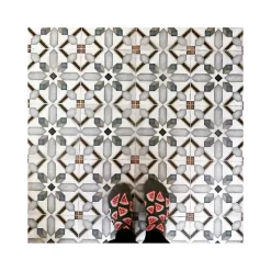 Carrelage sol / mur effet ciment 20x20 cm VODEVIL MOTIF DEMEL-Aelle Carrelage Clearance