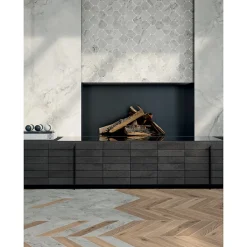 Carrelage sol / mur effet marbre gris 120X120 cm - SCULTOREA Foam grey J453-Aelle Carrelage Best