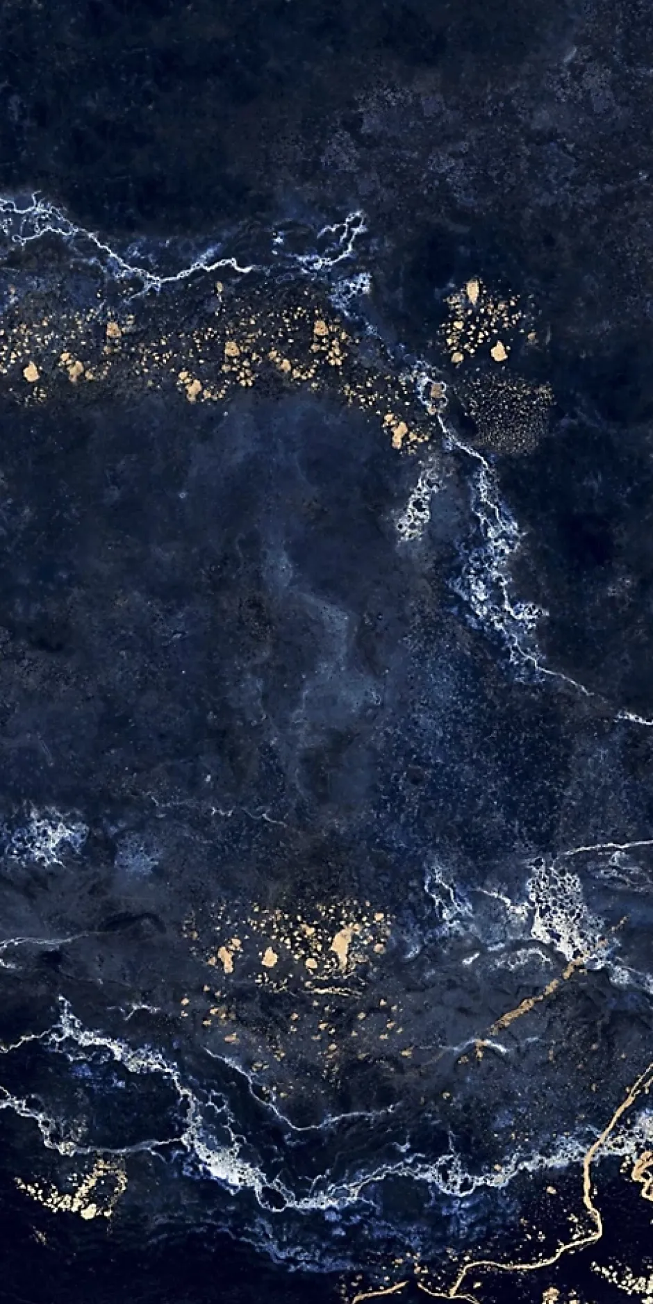 Carrelage sol / mur effet marbre bleu nuit FORTUNA l.60 x L.120 cm Brillant-Limcaro Best