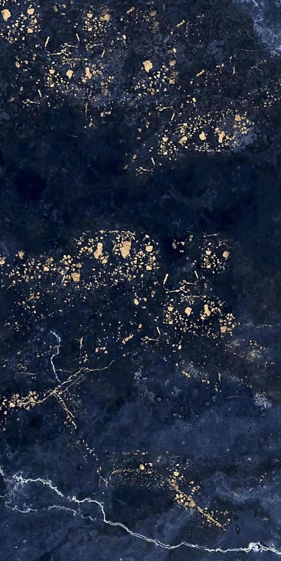 Carrelage sol / mur effet marbre bleu nuit FORTUNA l.60 x L.120 cm Brillant-Limcaro Best