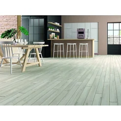 Carrelage sol / mur effet bois design chevron 60x120 cm ARTWOOD CHEVRON WHITE(vendu par boite de 1.44m2)-Eiffel art construction Discount