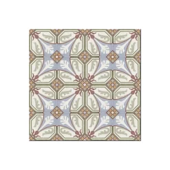 Carrelage sol / mur effet ciment motif coloré 20x20 cm ART NOUVEAU VIENA COLOUR-Aelle Carrelage Online