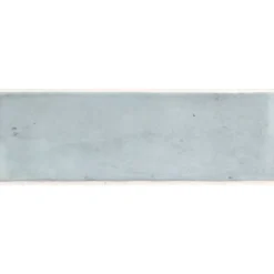 Carrelage sol / mur effet zellige bejmat marocain 5X15 cm bleu mate 5X15 cm COCO BLUE GRASS MATT-Aelle Carrelage Best