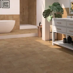 Aelle Carrelage Carrelage sol / mur effet ciment 20x20 cm terracotta - ARES DECOR COTTO