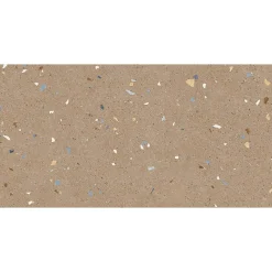 Carrelage sol / mur effet terrazzo 60x120 cm Croccante-R Nuez(vendu par boite de 1.44m2)-Eiffel art construction
