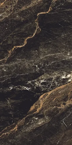 Carrelage sol / mur effet marbre noir LYTHOS BLACK l.60 x L.120 cm Brilliant-Limcaro Sale