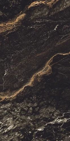 Carrelage sol / mur effet marbre noir LYTHOS BLACK l.60 x L.120 cm Brilliant-Limcaro Sale